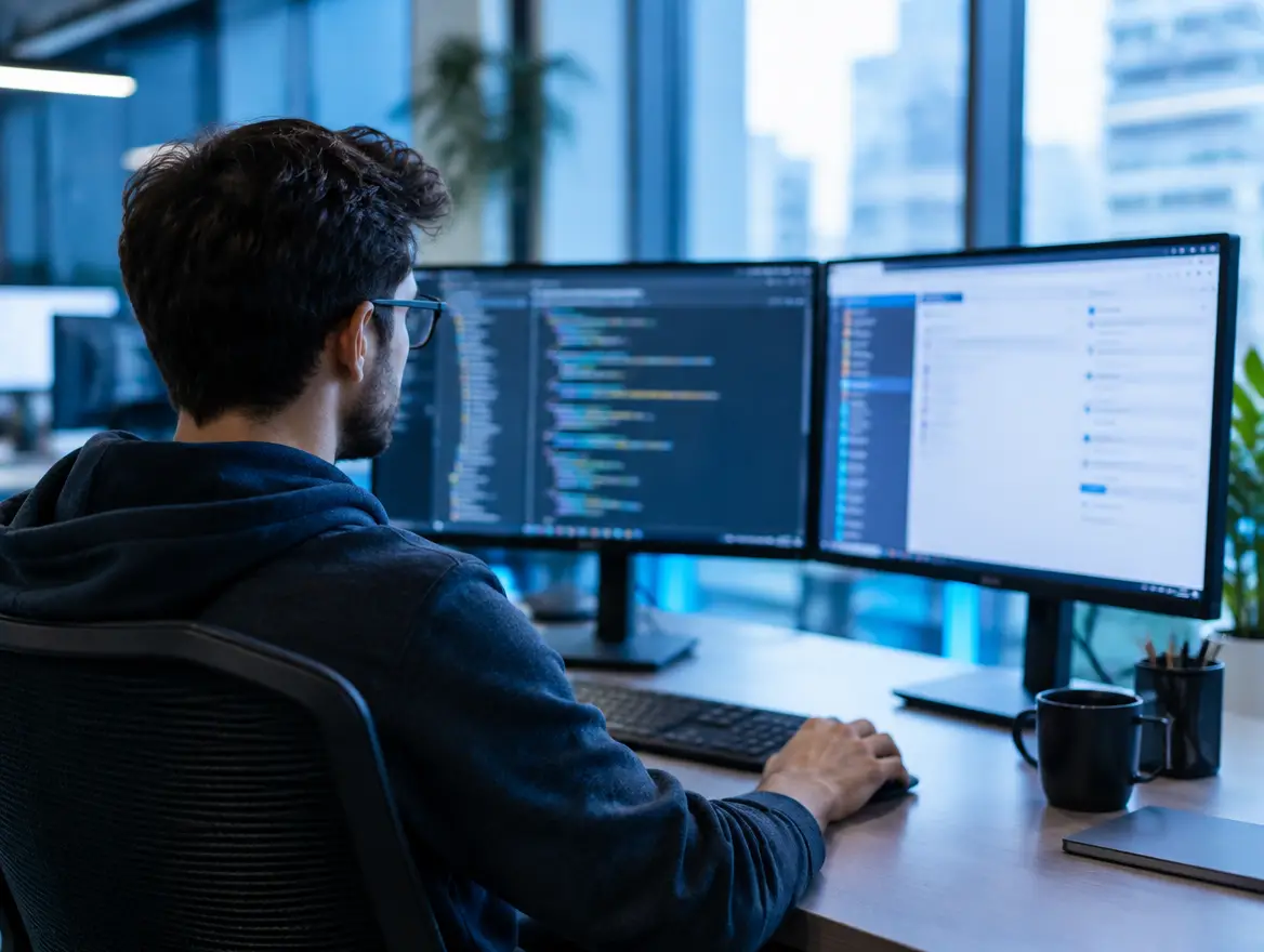 Developer building software extensions